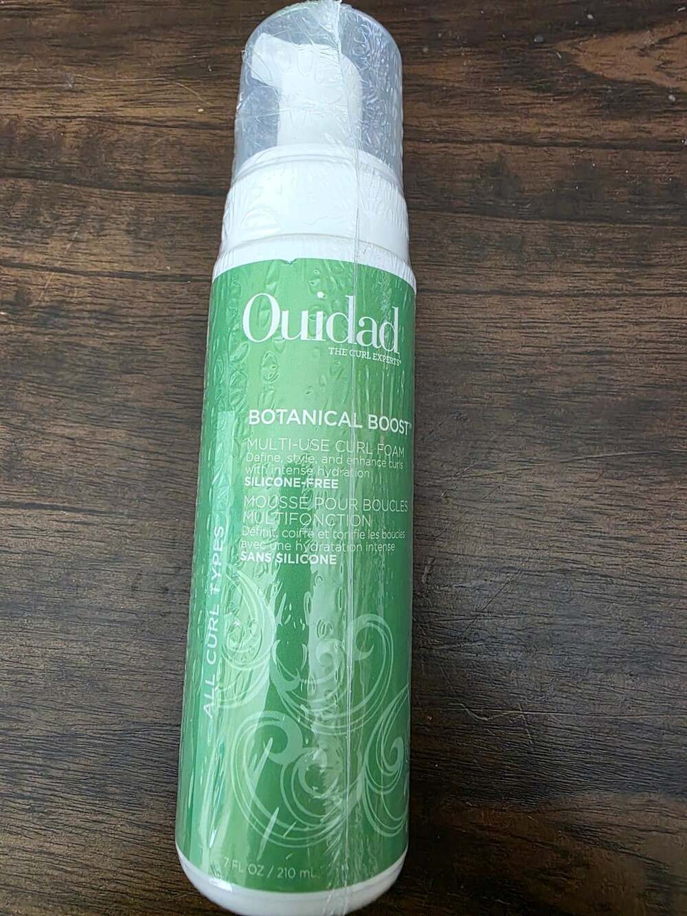 New Sealed in Plastic Ouidad Botanical Boost Multi-Use Curl Foam 7 Oz
